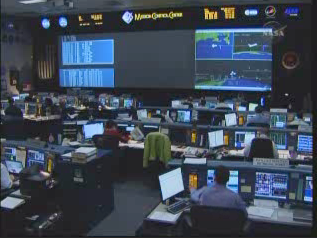 Mission Control for STS 130